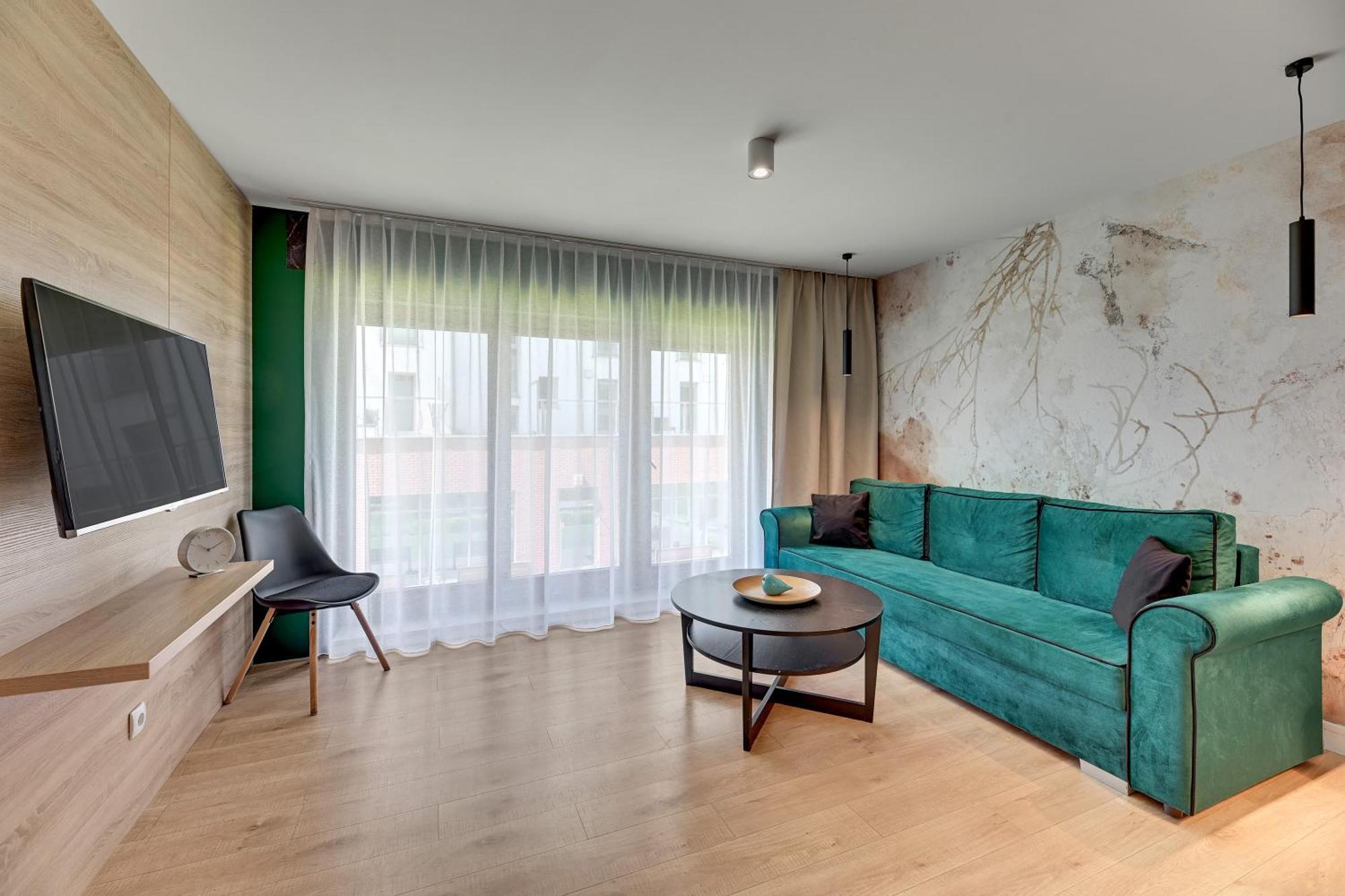 Waterlane Riverside Spa, Pool & Gym By Downtown Apartments غدانسك الغرفة الصورة